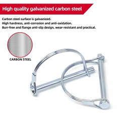 10 Pcs Shaft Locking Pin 5/16 Inch Safety Coupler Pin Arch Wire Lock Pin for …