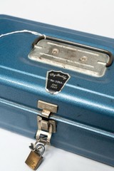 My Buddy No. 1351 Blue Metal Tackle Box Hard Case, 1 Pocket, MPN 1351 vintage