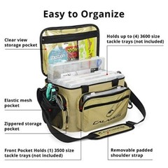 Calamus TB61 Tackle Bag Fishing for Saltwater/Freshwater Fishing boating anglers