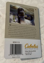 Cabela’s Lumber Pack Pro Angler Men’s Has Original Tag But Missing Utility Boxes