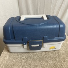 Plano Fishing Tackle Box # 6102 Aprox 14″x7″x8″ Divided Trays Made in USA