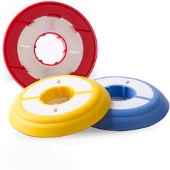 10 Pcs 60Mm Silicone Fishing Line Storage Holders Fishing String Spools Fishing