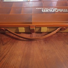 Vintage Plano 1122 Magnum Fishing Tackle Box Amber Brown Large Organizer