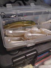 Plano 5520 Tackle Box WITH UNOPENED Jig And Rigs Included New And Used WOW DEAL!