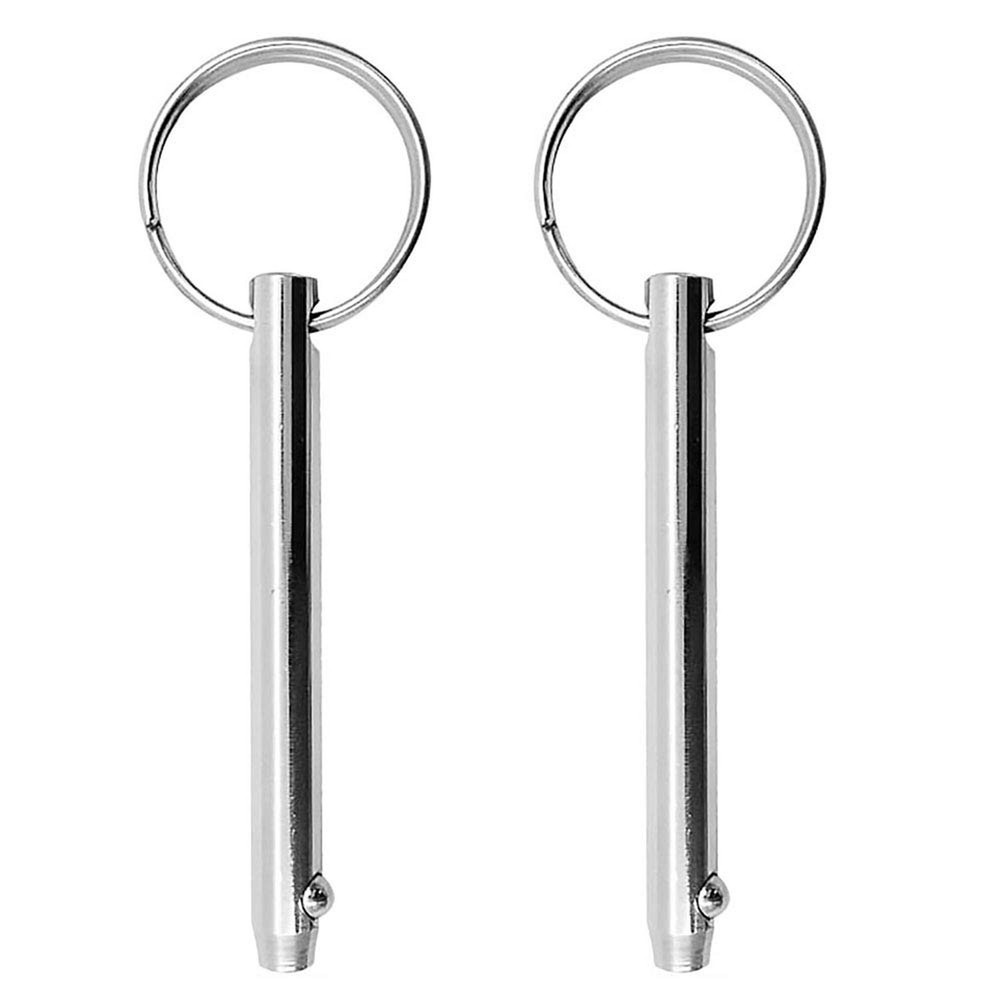 2 Pack 316 Stainless Steel Quick Release Pin, Diameter 5/16″(8mm), Total Leng…