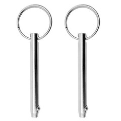 2 Pack 316 Stainless Steel Quick Release Pin, Diameter 5/16″(8mm), Total Leng…