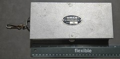 Vtg UMCO Model 10 Double Sided Aluminum Tackle Box Fishing With 14 Slot Inserts
