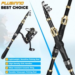 Fishing Backpack with Fishing Rod &Tackle Boxes, Waterproof Sling Tackle Bag …