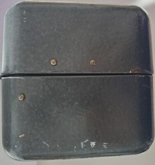 Vintage My Buddy Metal Fishing Tackle Box 2 Trays Gray