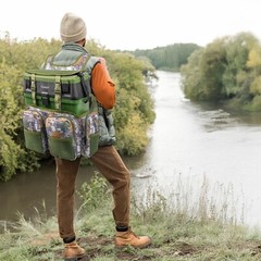 Tackle Box seat bucket box for camping fishing basket boating with Strap & Bag