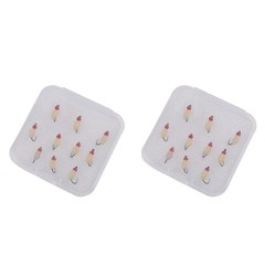 Jiangchui Soft Artificial Maggots Fly Fishing Bait for Trout Bass Crappie