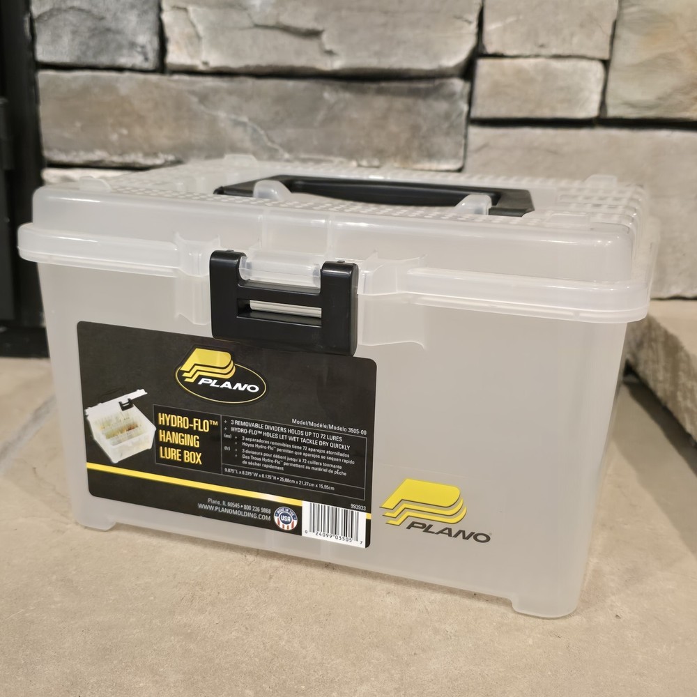 Plano Hydro-Flo Hanging Spinnerbait Lure Box ~ 3505-00 ~Free Shipping~