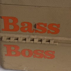 Old Pal Woodstream Tackle PLUG Box 6500 Bass Boss Vtg Solid But Dirty LOOK