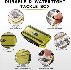 Fishing Tackle Box Kit 403pc Hooks Sinkers Swivels Bass Trout Panfish