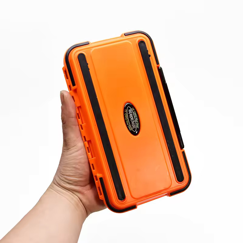 Fishing Tackle Box Lure Waterproof Compartments 2 Layer Hook Storage Case Hook