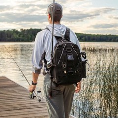 Ergonomic Fishing Sling Bag with Multiple Pockets – Ideal for Outdoor Adventures