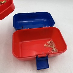 Shakespeare Spiderman Tackle Box Play Box SPIDERMAN Marvel Used Rare Complete