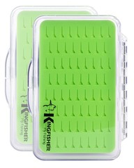 Kingfisher Fishing Super Slim Silicone Fly Box – 2 Pack