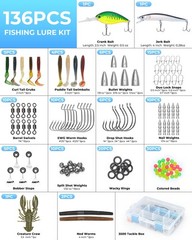 Calamus Gearmaster Sling Tackle Bag Set 3500 Tackle Gear Lures Pliers Scissors