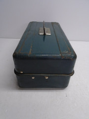 Vintage LIBERTY STEEL CHEST CO.- L-213- Metal Tackle Box – (2) Trays