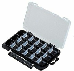 Meiho MEIHO light game case J clear x black. Size: 175 x 105 x 18 mm